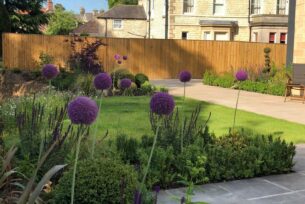  Full garden design and planting plan for a new build in Malton North Yorkshire.