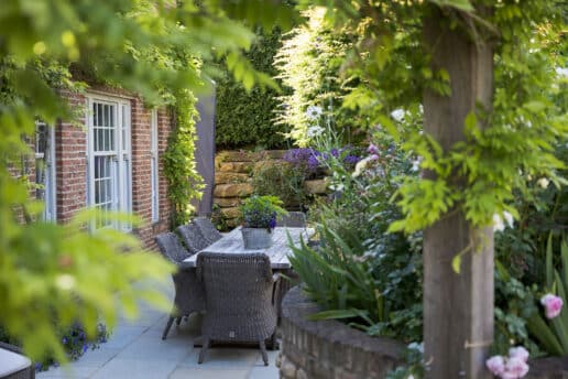 terraced garden design and build