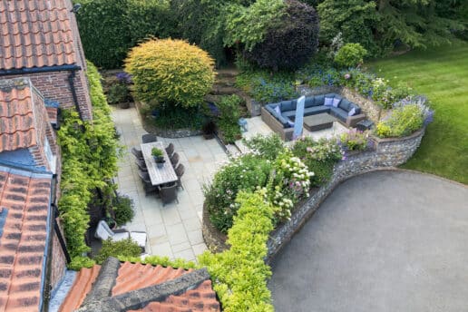 terraced garden design and build