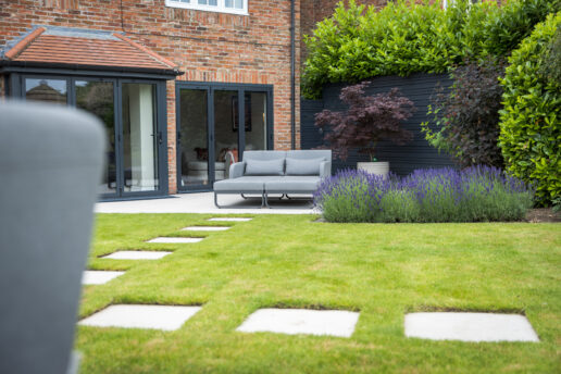 Small modern garden