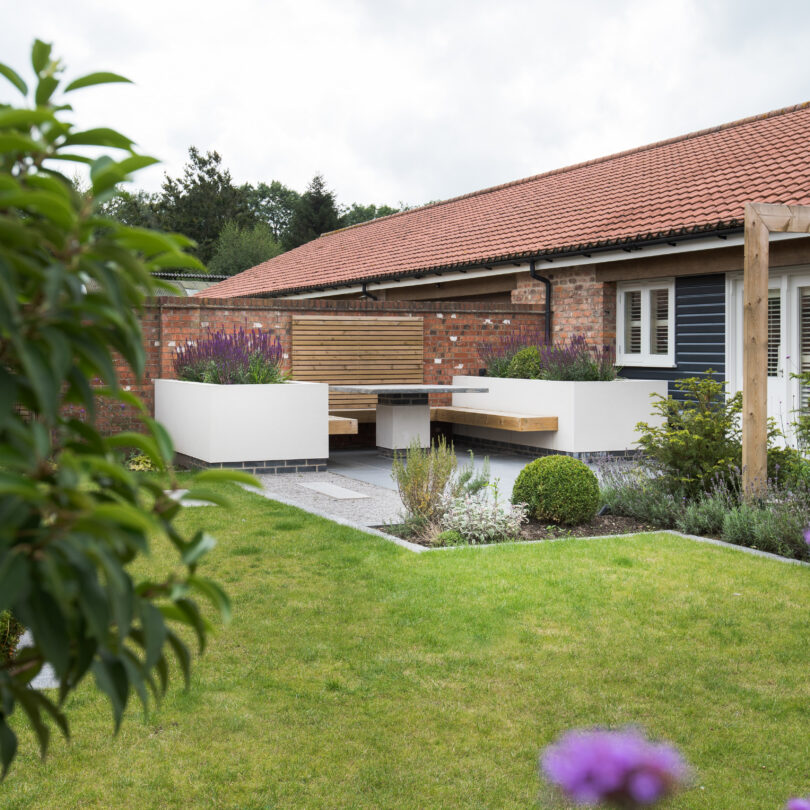 Modern garden design Aughton Yorkshire