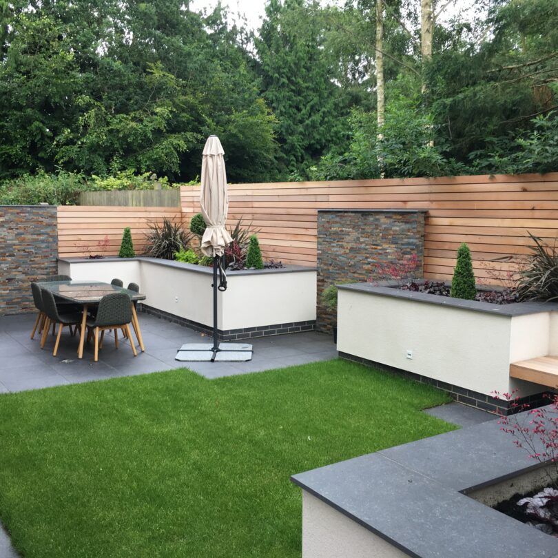 Contemporary small garden design ideas