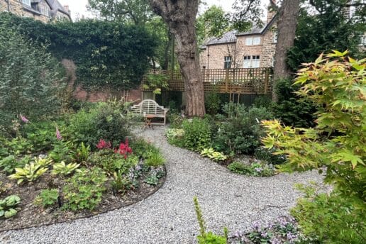 Natural garden design and build in Harrogate